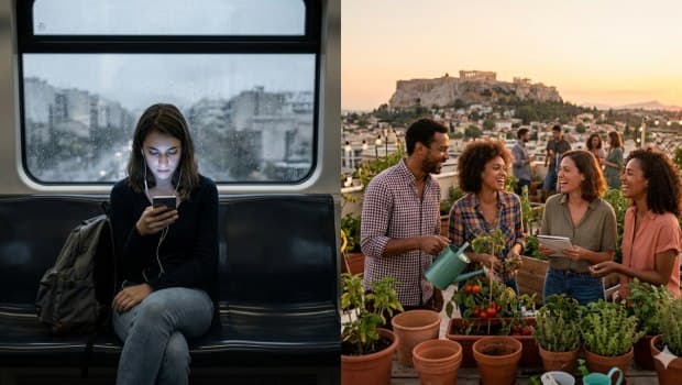 Επιδημία μοναξιάς στην Αθήνα: Πώς η τεχνολογία μάς χωρίζει