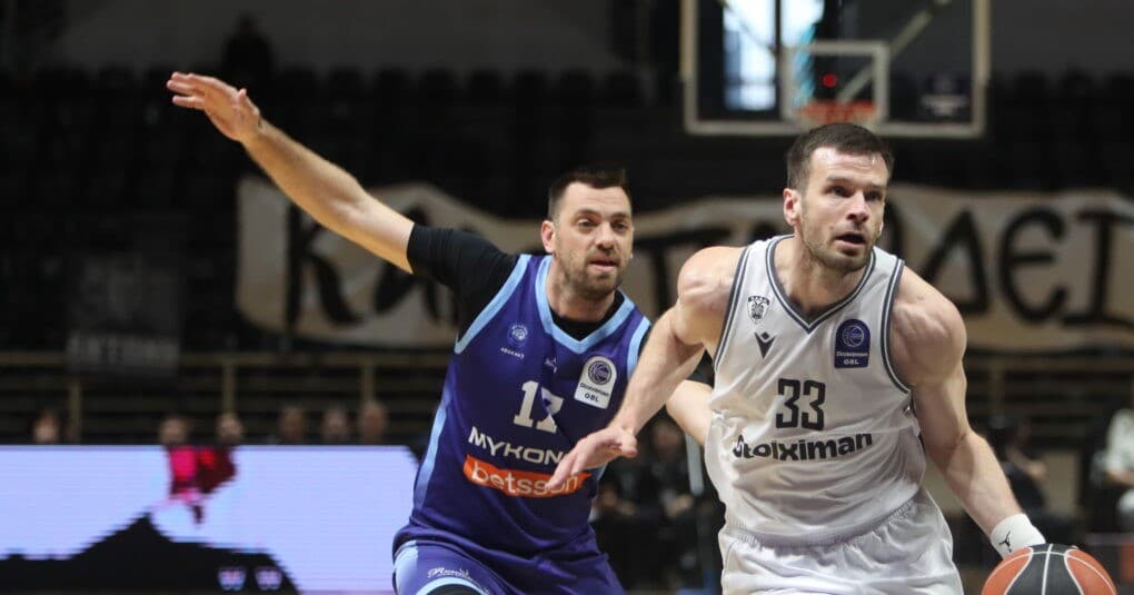 ΠΑΟΚ   Μύκονο 100-87: Άνετη νίκη στο Παλατάκι