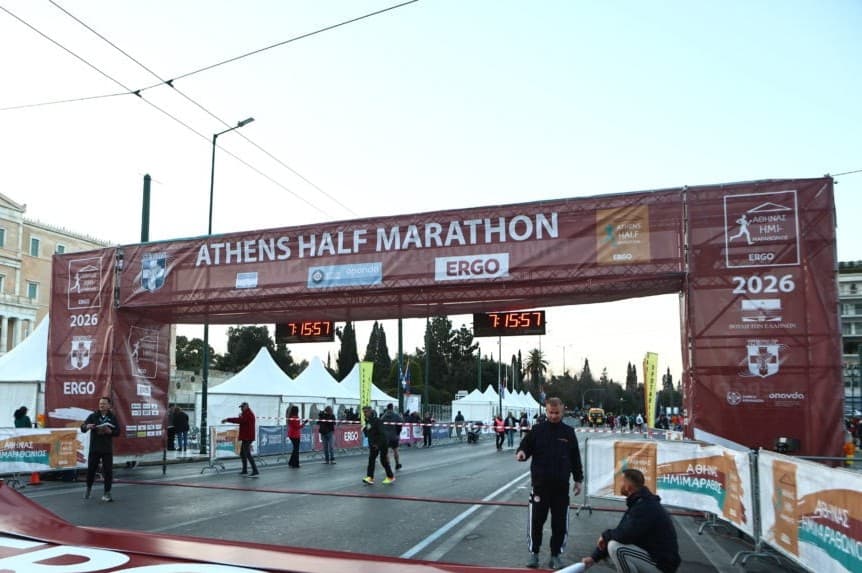 14ος Ημιμαραθώνιος Αθήνας: 72 περιστατικά με ισχυρή υγειονομική κάλυψη