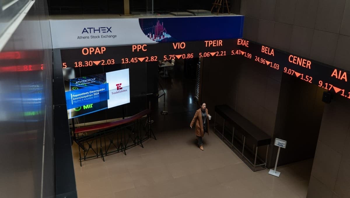 Χρηματιστήριο Αθηνών: Δεύτερη πτώση, κράτησε τις 2.100 μονάδες