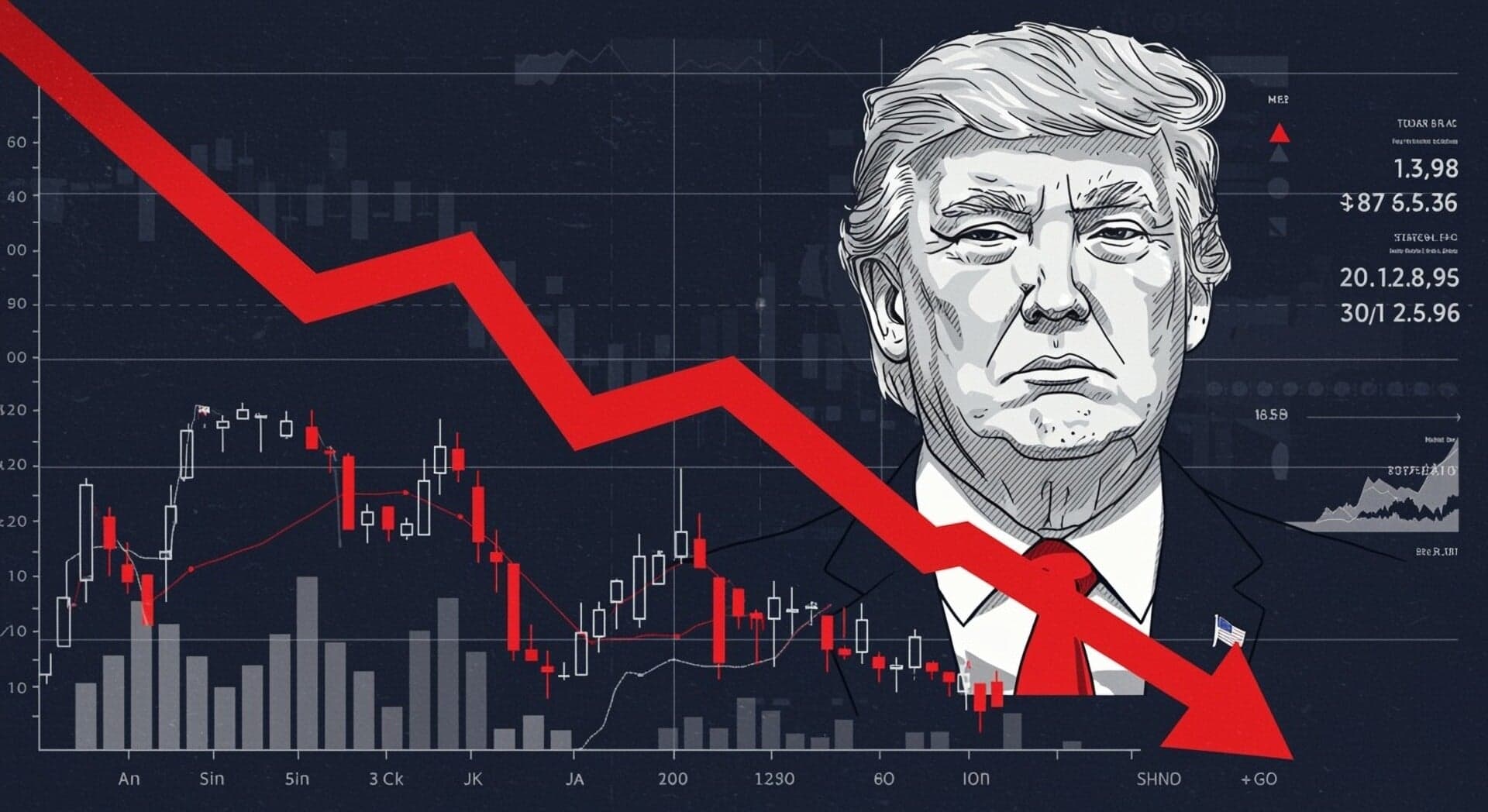 Πτώση χρηματιστηρίου μετά το διάγγελμα Τραμπ