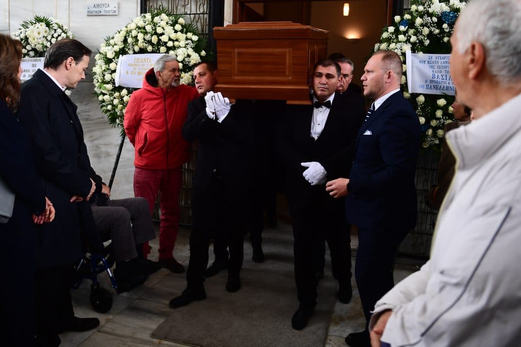 Κηδεία Βασίλη Γκούμα: Το τελευταίο αντίο στον θρύλο