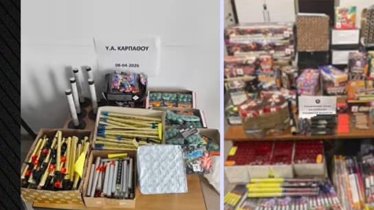 Επιχείρηση Spark-Down: 23 συλλήψεις και χιλιάδες κροτίδες