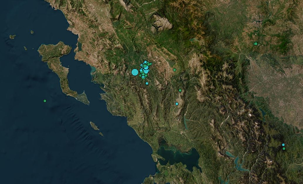 σεισμός Θεσπρωτία επίκεντρο Λεπτοκαριά