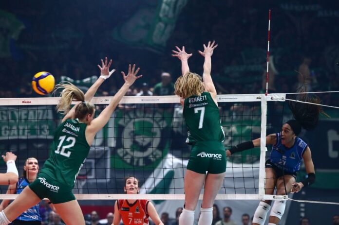 Παναθηναϊκός βόλεϊ γυναικών τελικός Challenge Cup Γλυφάδα