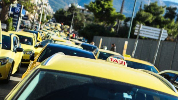 απεργία ταξί συγκέντρωση ΣΑΤΑ Αθήνα