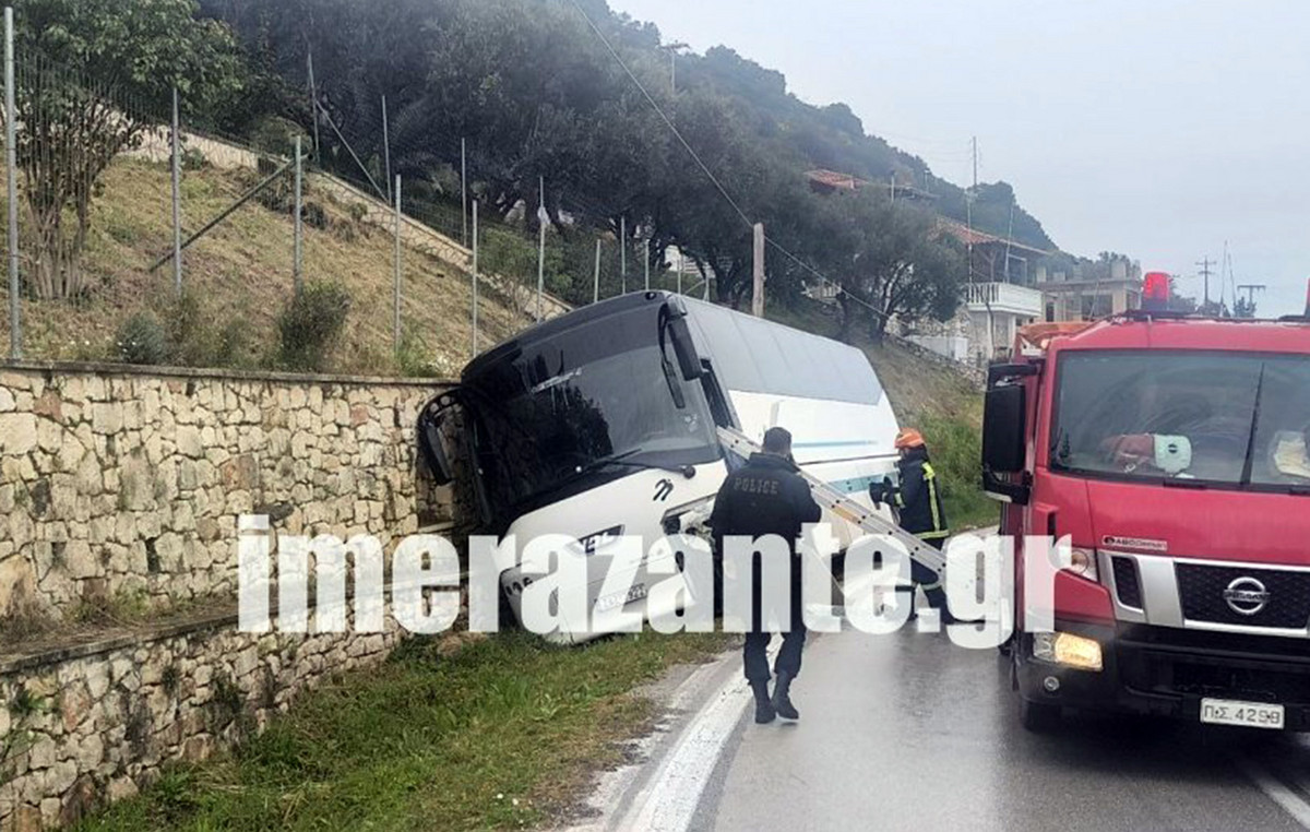 Θανατηφόρο τροχαίο στη Ζάκυνθο με σχολικό λεωφορείο