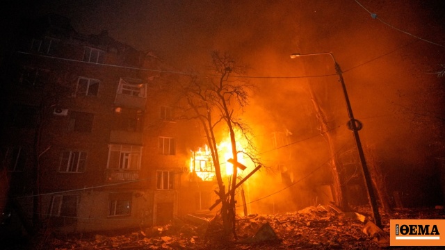 Ρωσικές επιδρομές στην Ουκρανία με drones και βόμβες