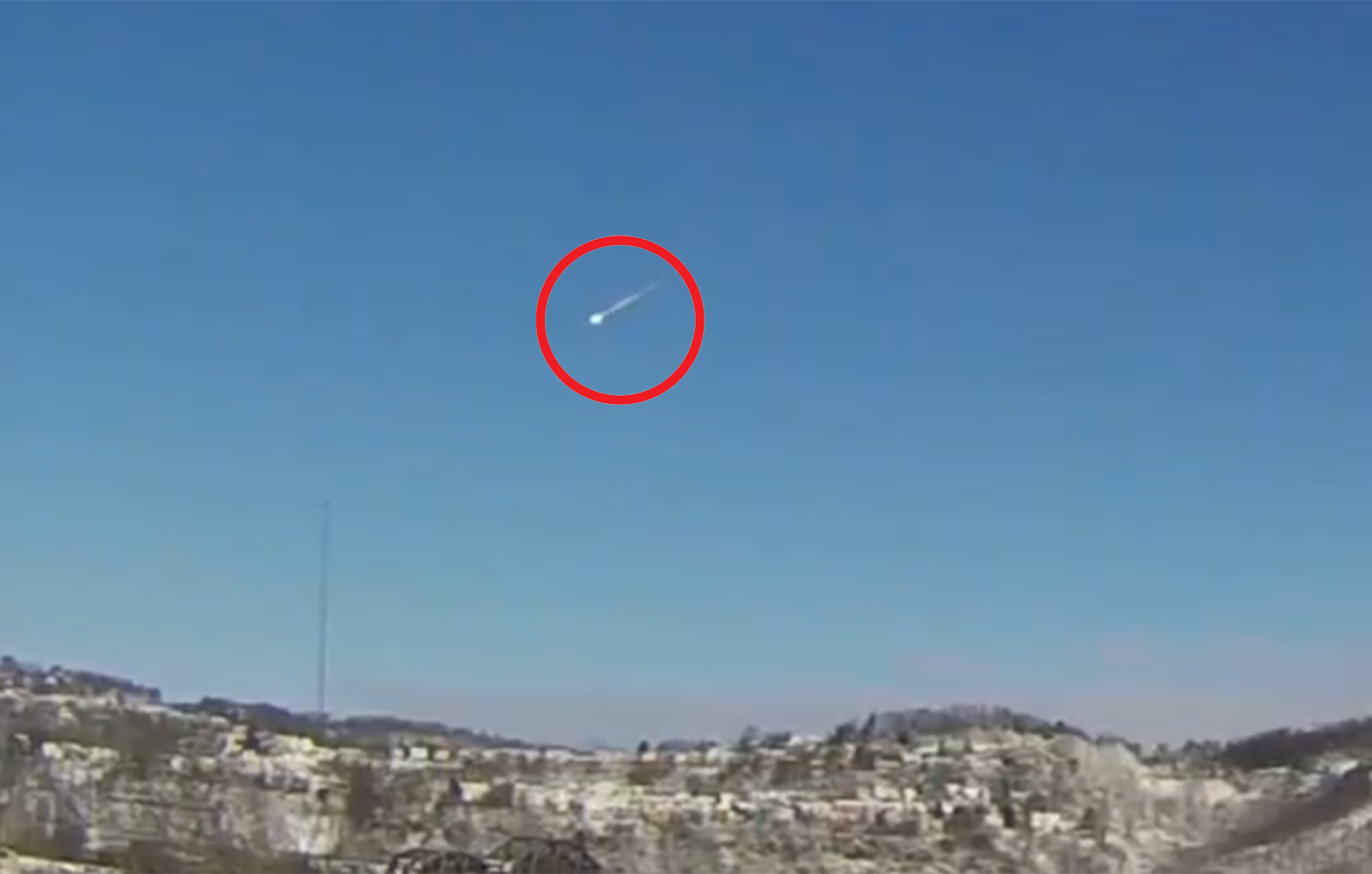 Μετεωρίτης ΗΠΑ διασχίζει τον ουρανό πάνω από Οχάιο