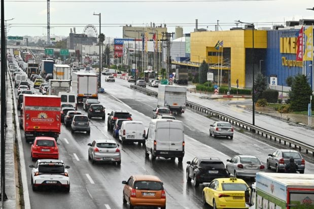 κίνηση στους δρόμους Αττικής μποτιλιάρισμα Κηφισός