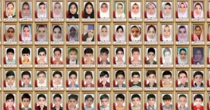 Το σχολείο στο Μινάμπ Ιράν μετά τον βομβαρδισμό