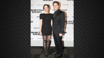 Δημήτρης Λάλος Μαριλίτα Λαμπροπούλου αγκαλιά παρουσίαση βιβλίου