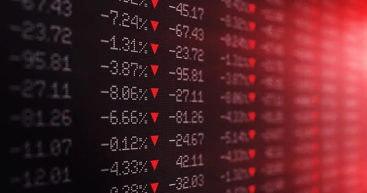 Γενικός Δείκτης χρηματιστηρίου Αθηνών πτώση τιμές