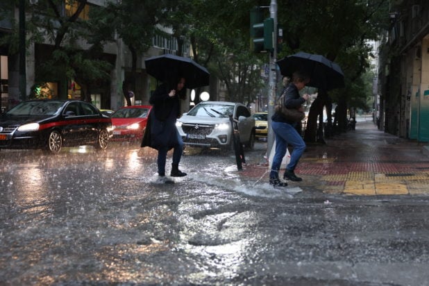 Κακοκαιρία Erminio χάρτης προειδοποιήσεων ΕΜΥ Ελλάδα