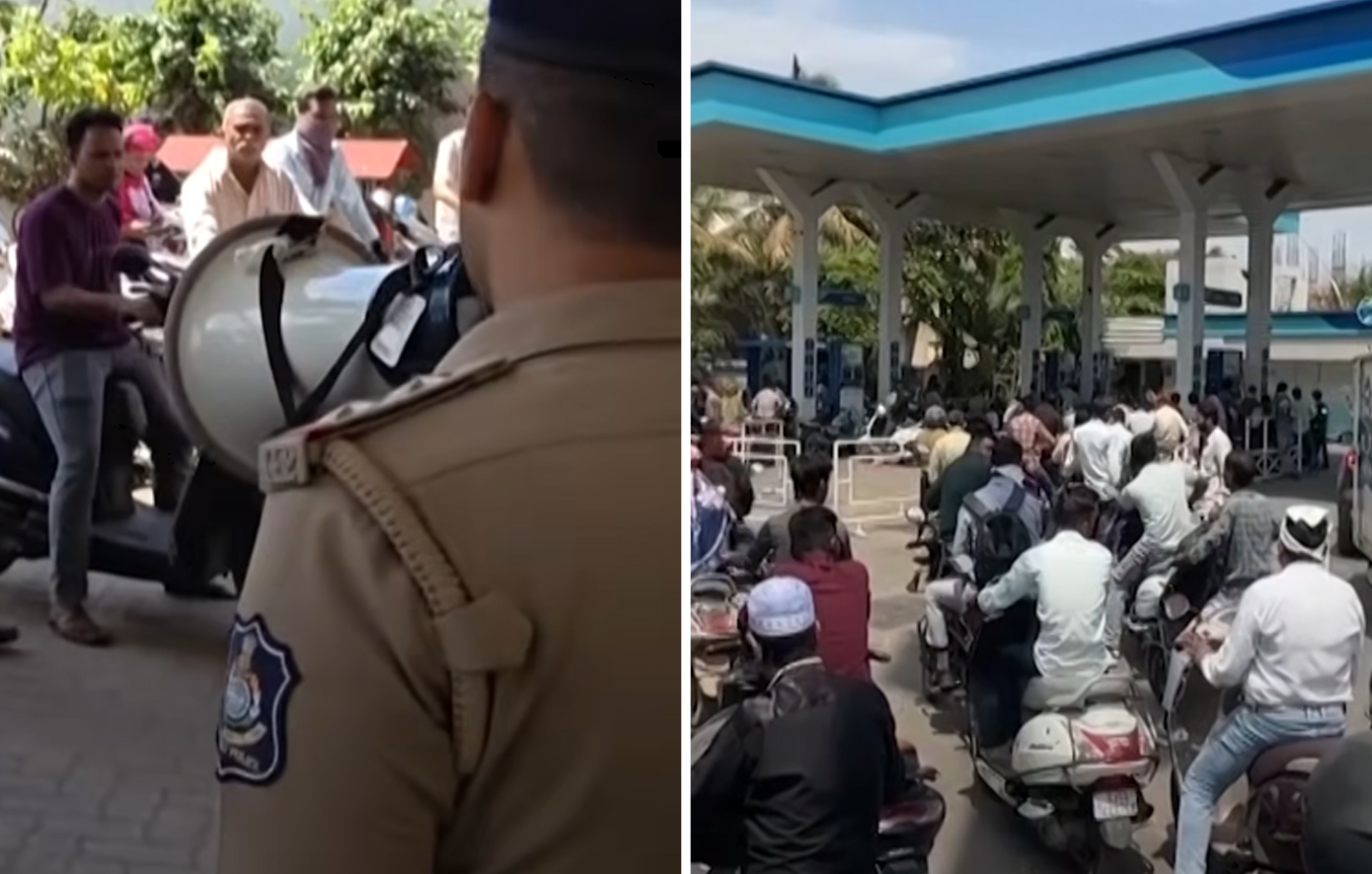 Κρίση καυσίμων Ινδία πανικός πρατήρια βενζίνη