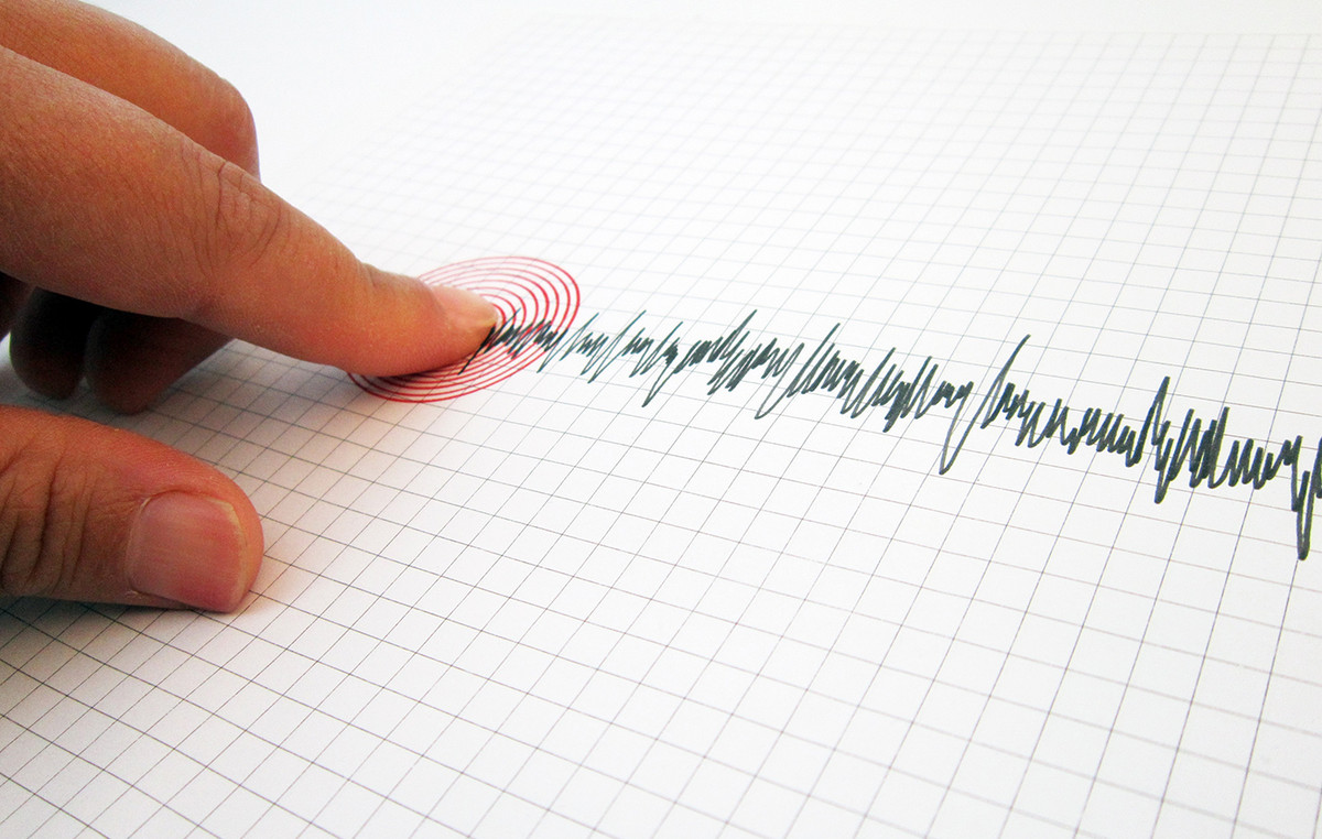 Χάρτης σεισμού Καστελλόριζο με επίκεντρο στη θαλάσσια περιοχή νότια της Μεγίστης