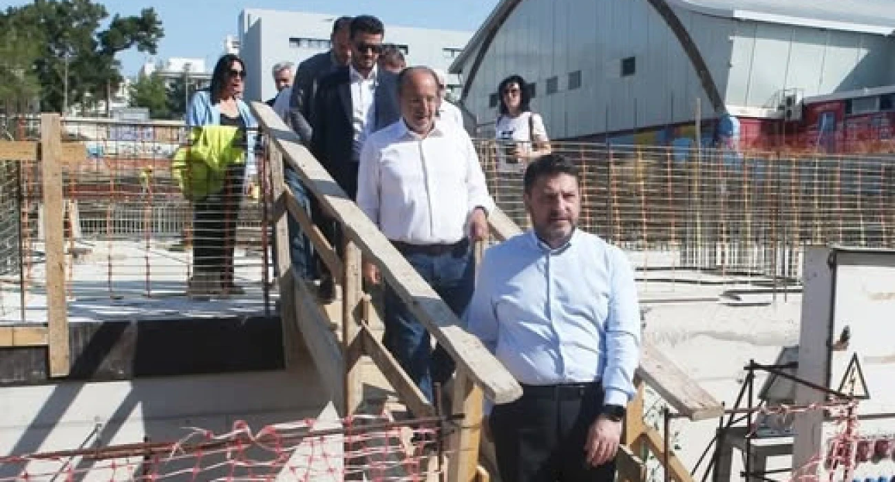 Κλειστό Γυμναστήριο Αρτάκης Νέα Σμύρνη εργοτάξιο