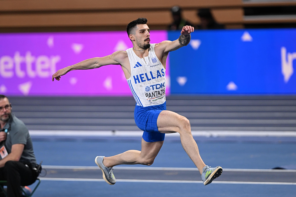 Ανδρέας Πανταζής τριπλούν Παγκόσμιο Πρωτάθλημα στίβου