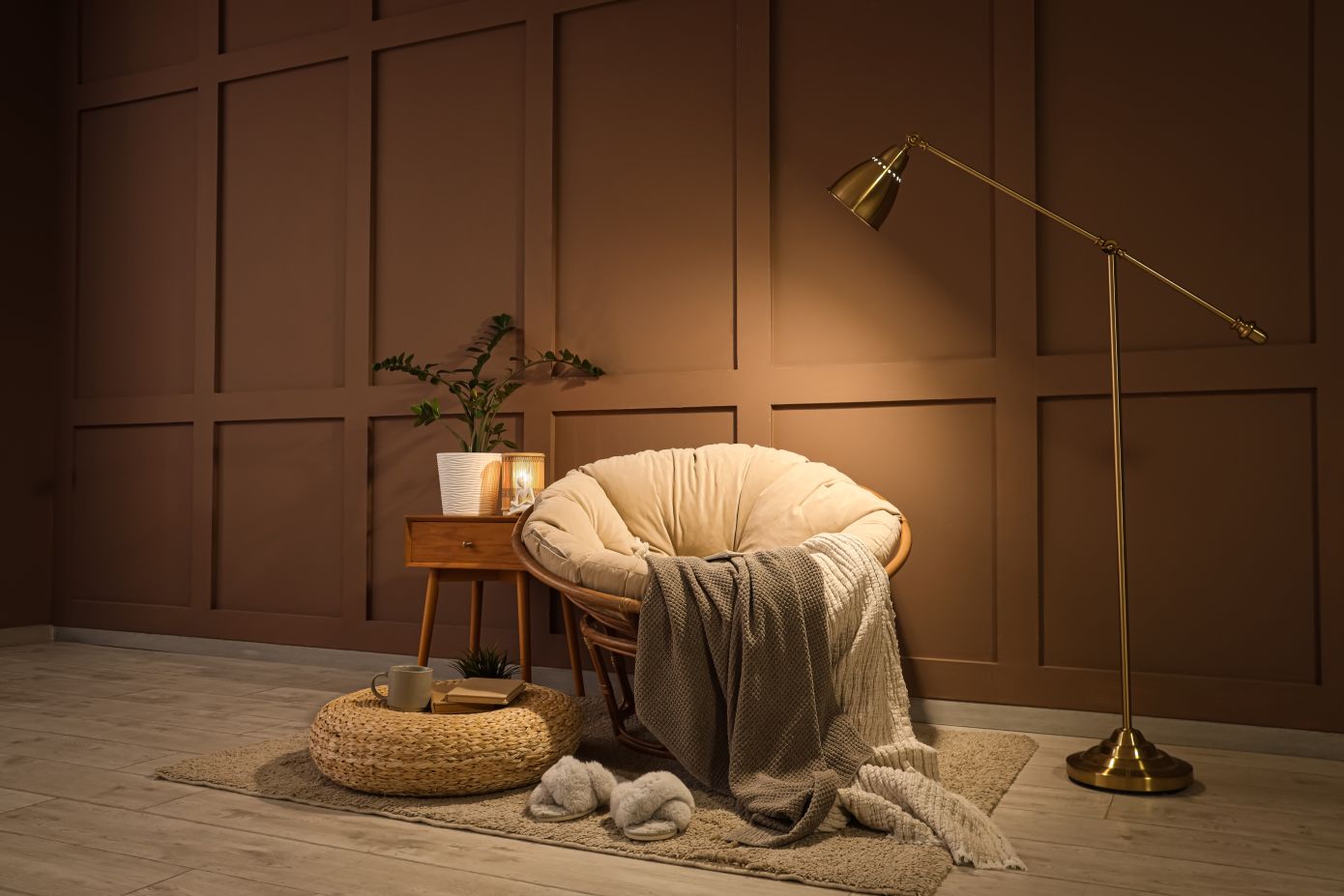 Επιδαπέδιο φωτιστικό σαλόνι διακόσμηση