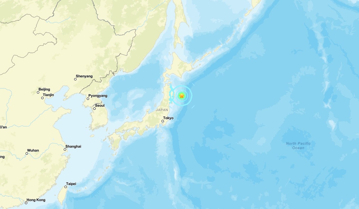 σεισμός Ιαπωνία Χονσού 6,5 Ρίχτερ