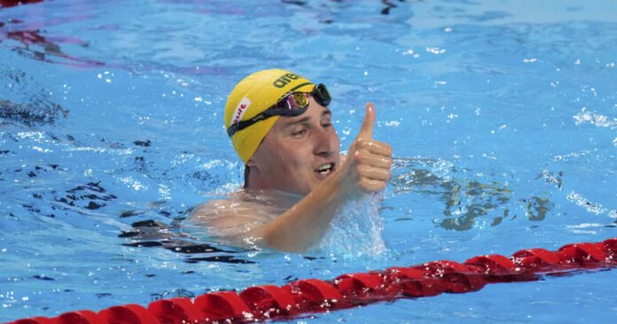 Κάμερον ΜακΙβόι παγκόσμιο ρεκόρ 50μ ελεύθερο κολύμβηση