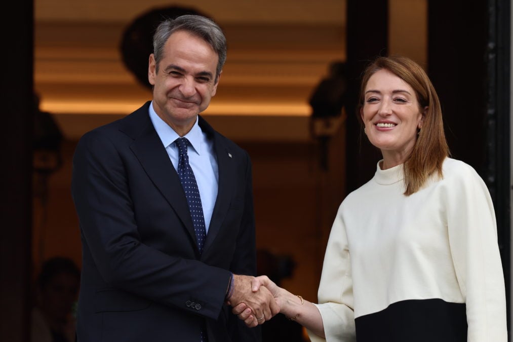 Εκδήλωση ΕΛΚ Βρυξέλλες Ελλάδα ευρωζώνη Μητσοτάκης