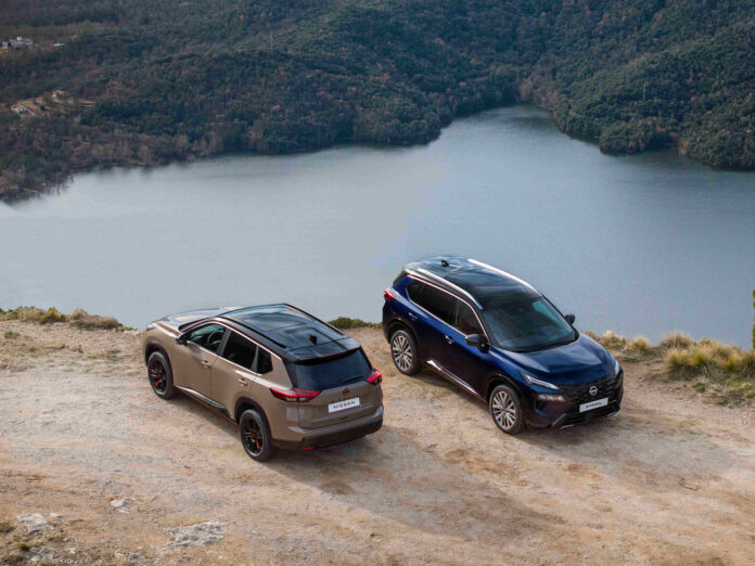 Nissan X-Trail 2026 ανανεωμένο εμπρόσθιο τμήμα με V-Motion