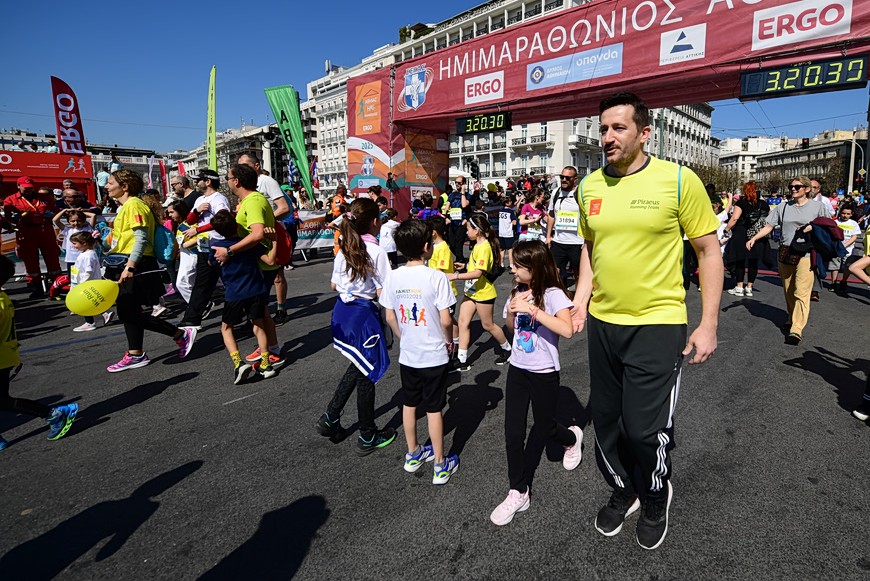 Χάρτης κυκλοφοριακών ρυθμίσεων Ημιμαραθώνιος Αθήνας 2026