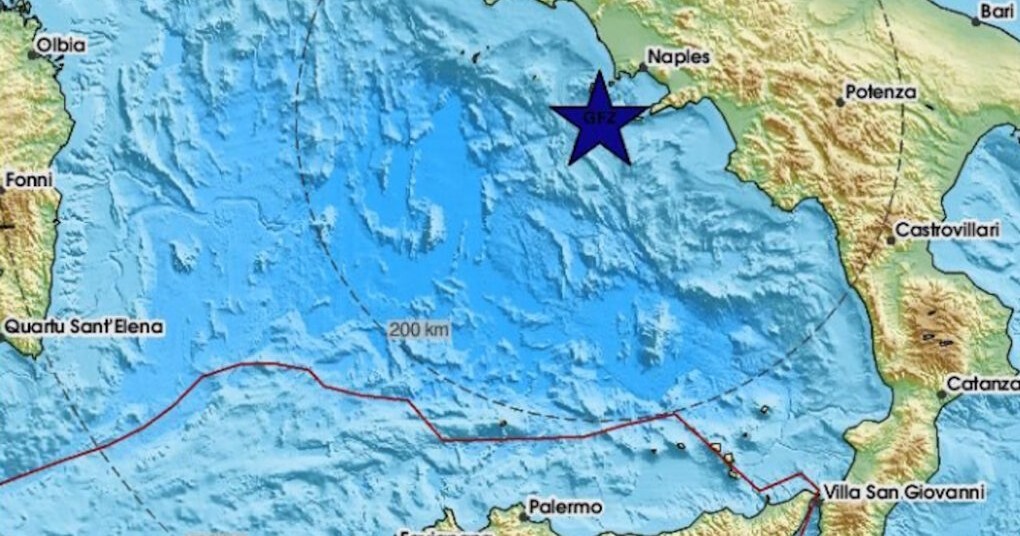 Σεισμός 6 Ρίχτερ νότια Ιταλία Νάπολη