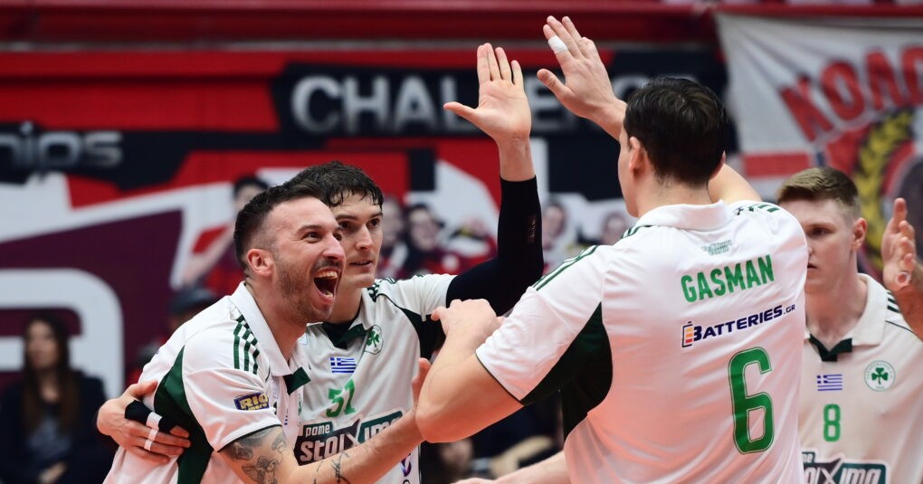 Παναθηναϊκός Ολυμπιακός βόλεϊ ημιτελικός Volley League