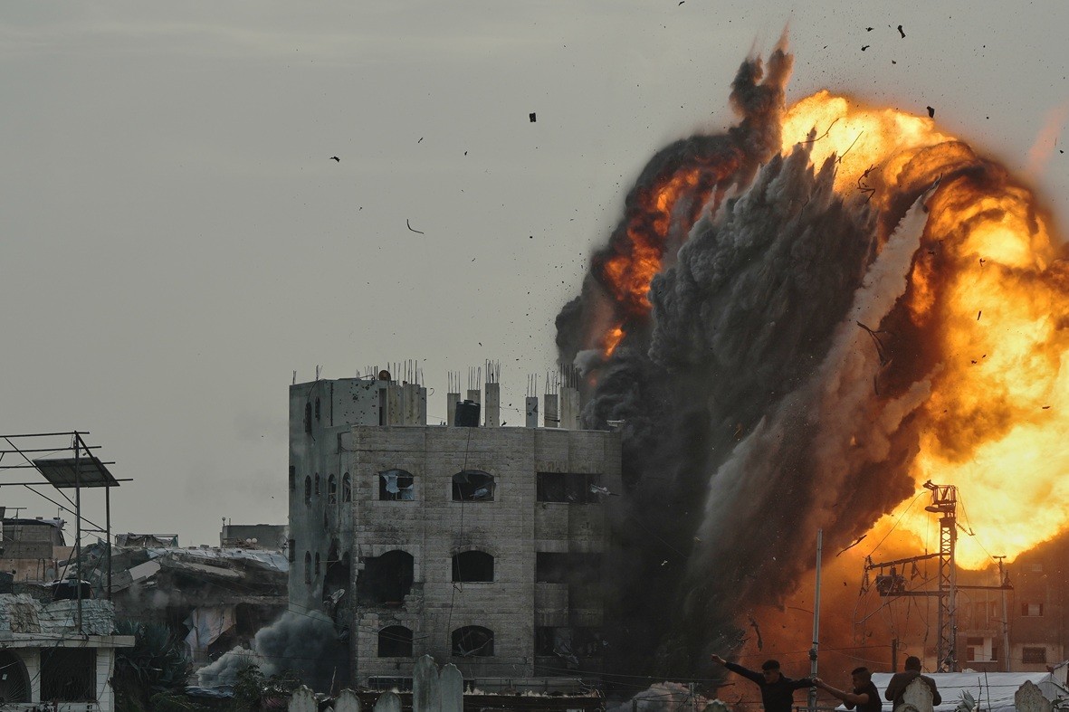 Αεροπορική επιδρομή Γάζα νεκροί περιοχή