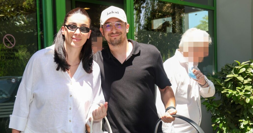 Βαλέρια Χοψονίδου με το μωρό της μετά το χειρουργείο