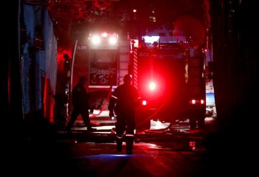 εμπρηστική επίθεση καφετέρια Αγίοι Ανάργυροι Αθήνα