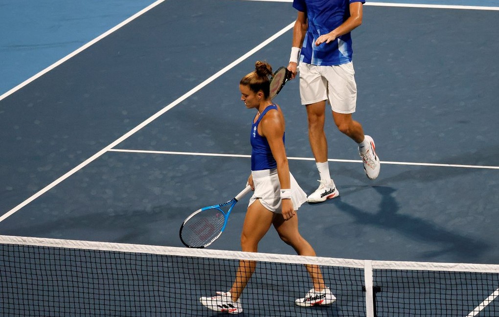 Τσιτσιπάς Σάκκαρη μεικτό διπλό Indian Wells