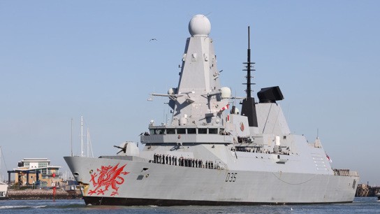 HMS Dragon βρετανικό αντιτορπιλικό Κύπρος αεράμυνα