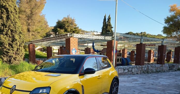 Renault 5 ηλεκτρικό supermini retro σχεδιασμός