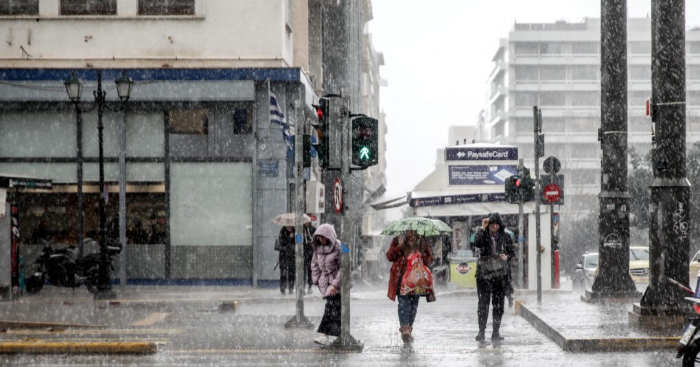 Μετεωρολογική βόμβα καιρός Ελλάδα χάρτης
