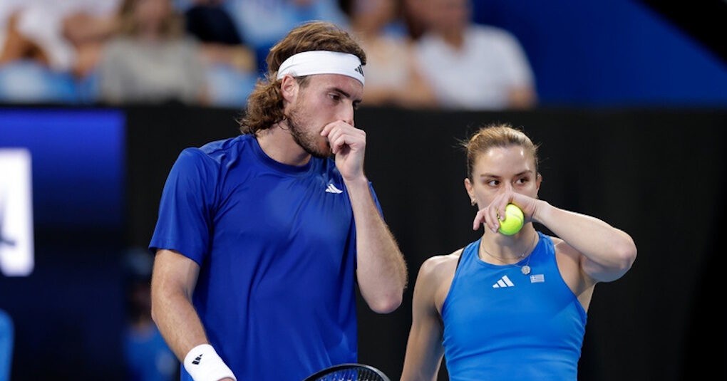 Τσιτσιπάς Σάκκαρη μεικτό διπλό Indian Wells