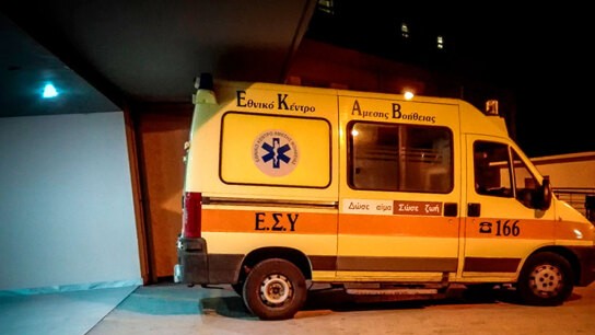 Τροχαίο ατύχημα δύο αυτοκινήτων Χερσόνησο Ηρακλείου