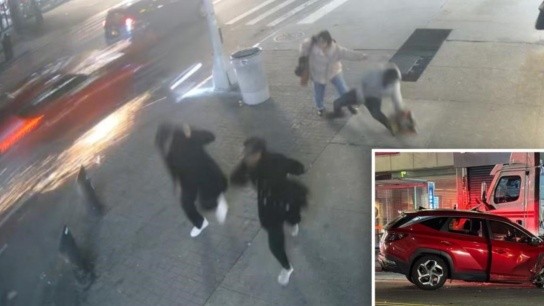 Ατύχημα με ποδηλάτες στη Νέα Υόρκη Χάρλεμ