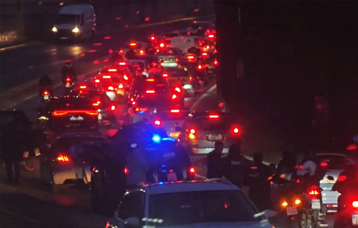 Μποτιλιάρισμα στη λεωφόρο Κηφισίας μετά από τροχαίο ατύχημα