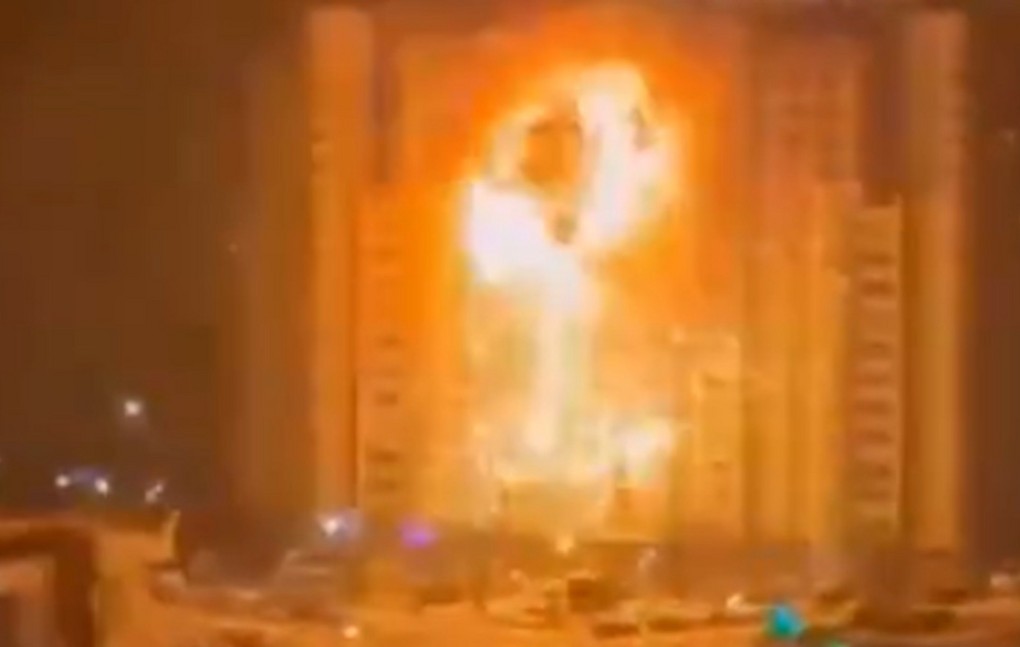 Ιρανική επίθεση μπαχρέιν μανάμα κατοικημένο κτήριο