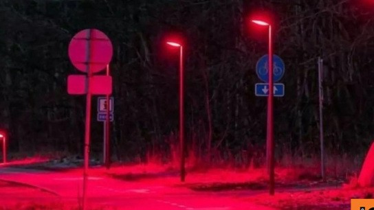 κόκκινος φωτισμός δρόμων Gladsaxe Δανία