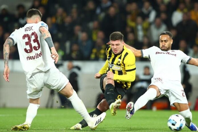 ΑΕΚ ΑΕΛ 1-0 Μουκουντί γκολ Super League