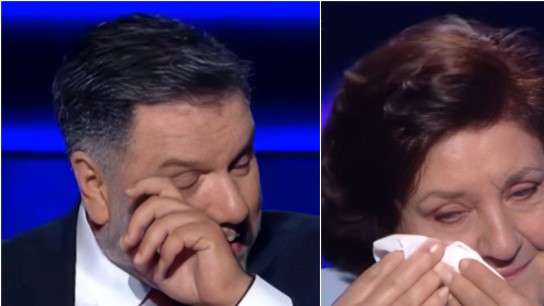 Γρηγόρης Αρναούτογλου στον Εκατομμυριούχο συγκινημένος