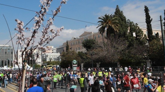 Ημιμαραθώνιο Αθήνας λεωφορειακές γραμμές διαδρομές