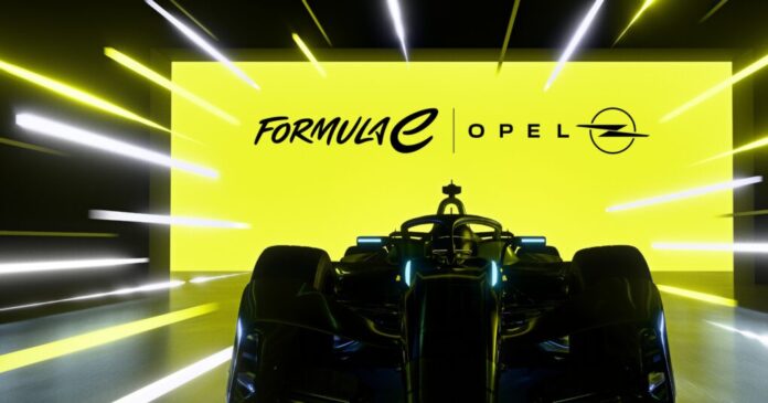 Opel Formula E μονοθέσιο αγωνιστικό αυτοκίνητο
