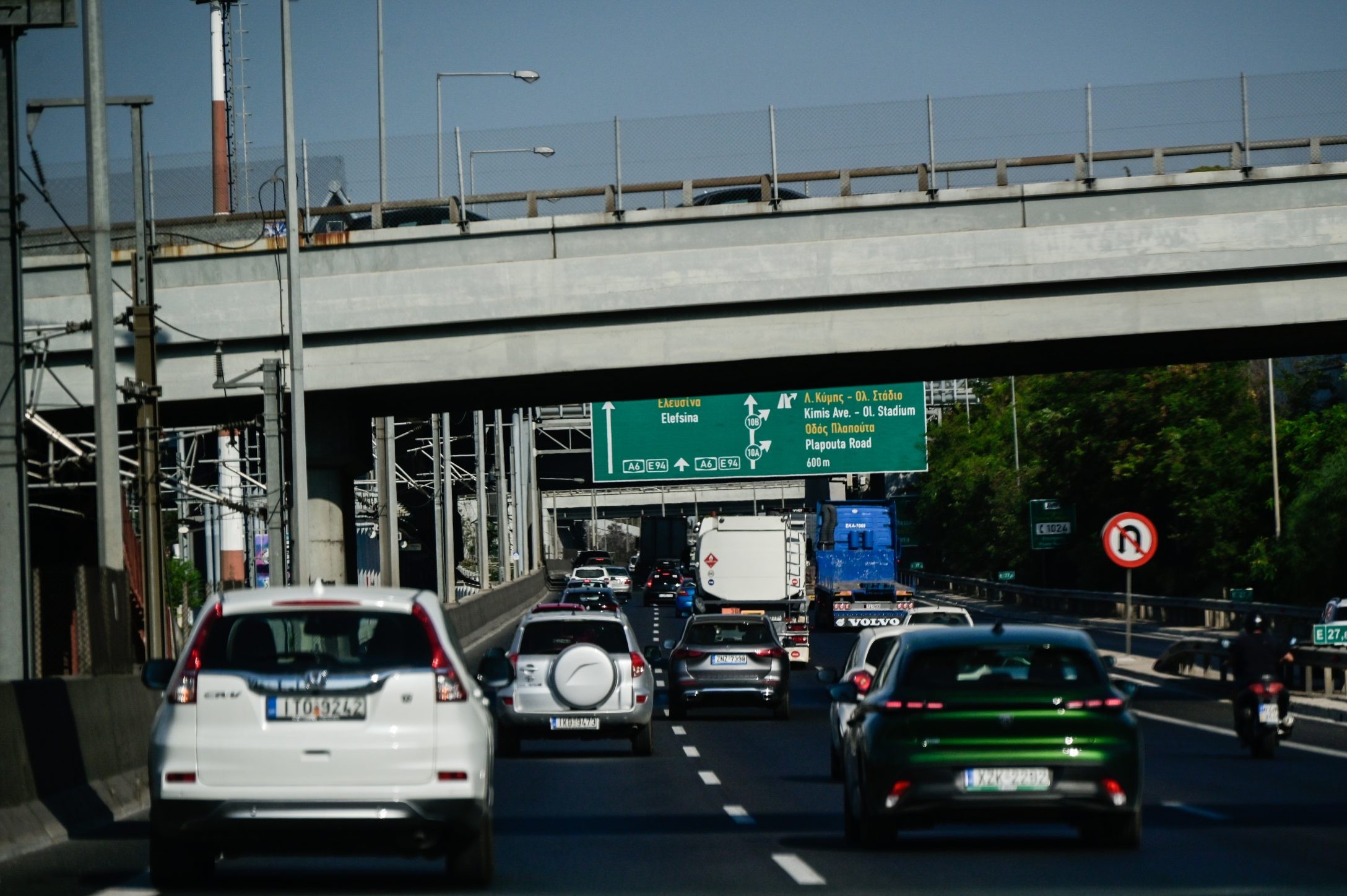 Κυκλοφοριακές ρυθμίσεις στην Αττική Οδό με εργασίες συντήρησης και εκτροπή οχημάτων