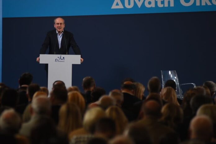 Κωστής Χατζηδάκης αγροτικές επιδοτήσεις προσυνέδριο ΝΔ Λάρισα