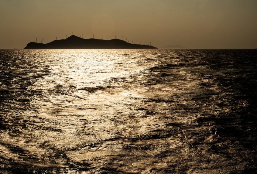 Χάρτης δείχνει ροή νερών Μαύρη Θάλασσα Αιγαίο Πέλαγος